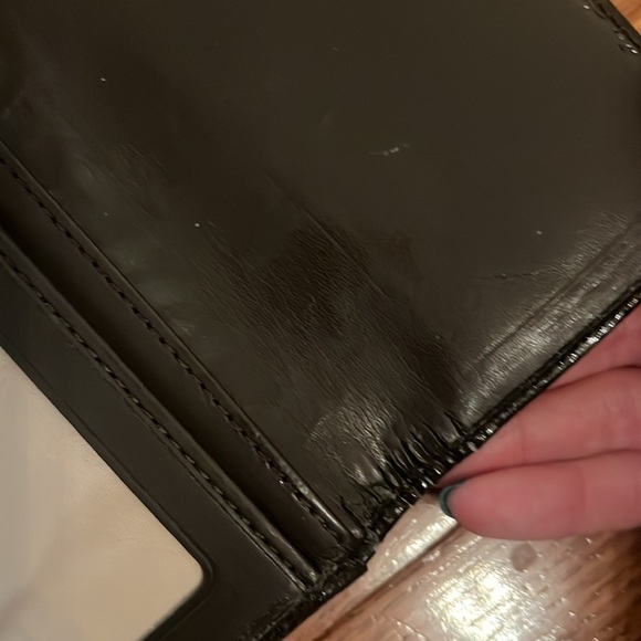 Coach Brown Leather Wallet Snap Head - Picture 11 of 11